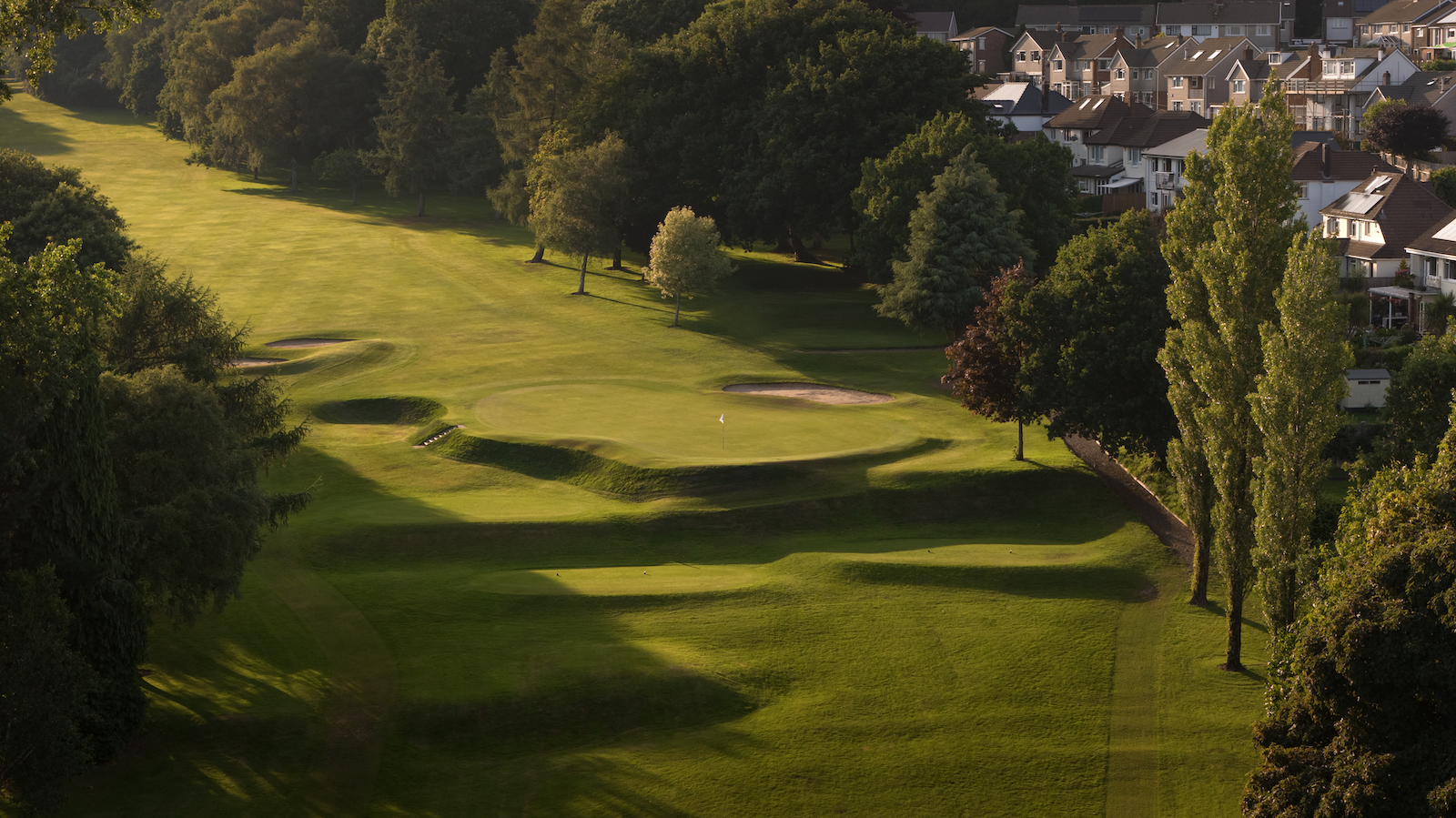 The 9th green at Whitchurch Golf Club