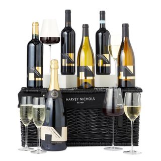 Harvey Nichols luxury wine and champagne hamper