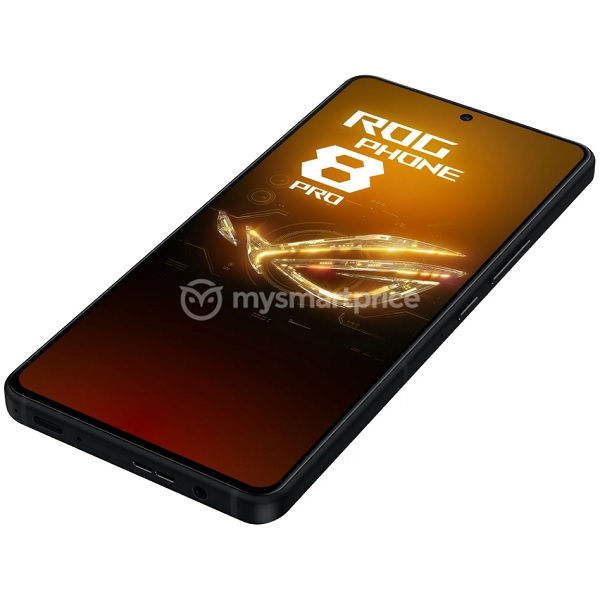 An alleged look at the large front dis play for the ROG Phone 8 Pro.