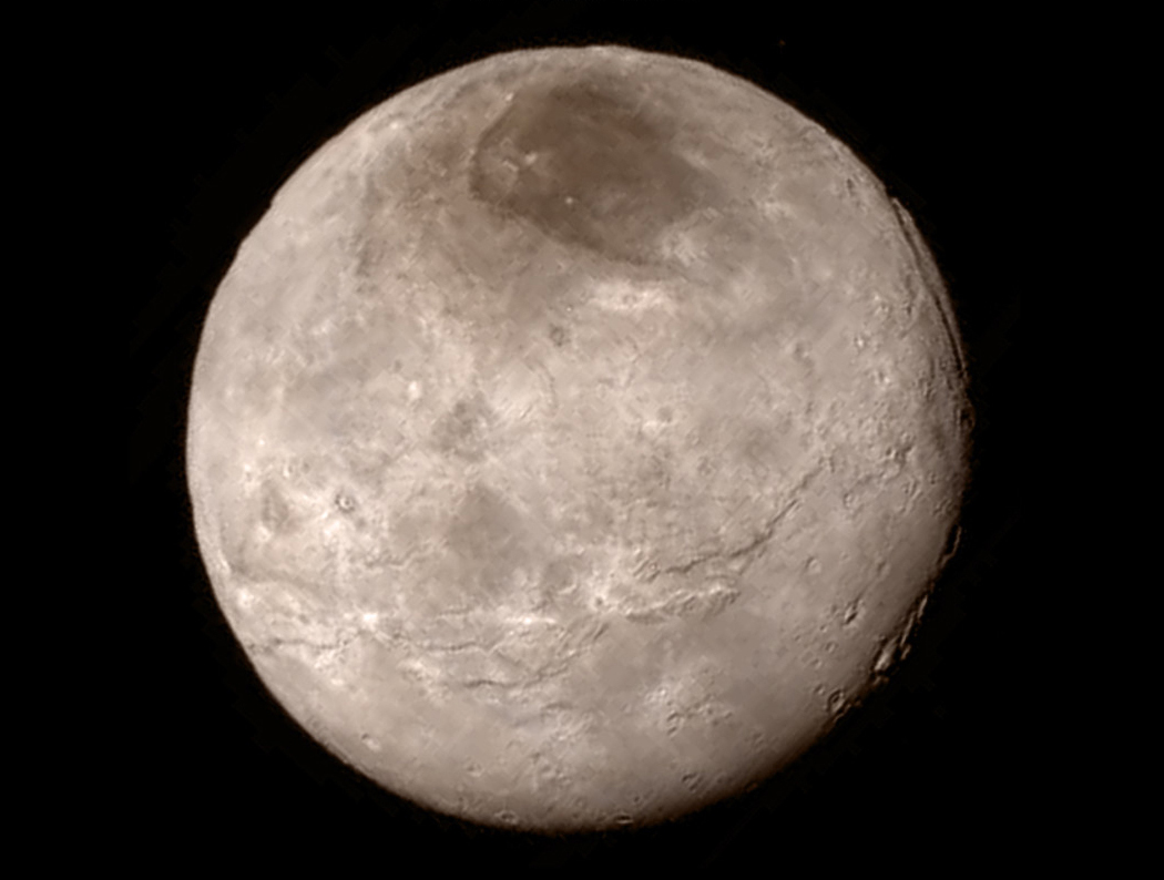 Red Patch on Pluto&#039;s Moon Charon