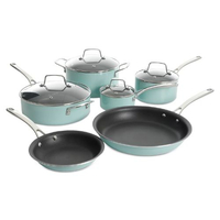 10-Piece Hard-Enameled Cookware Set