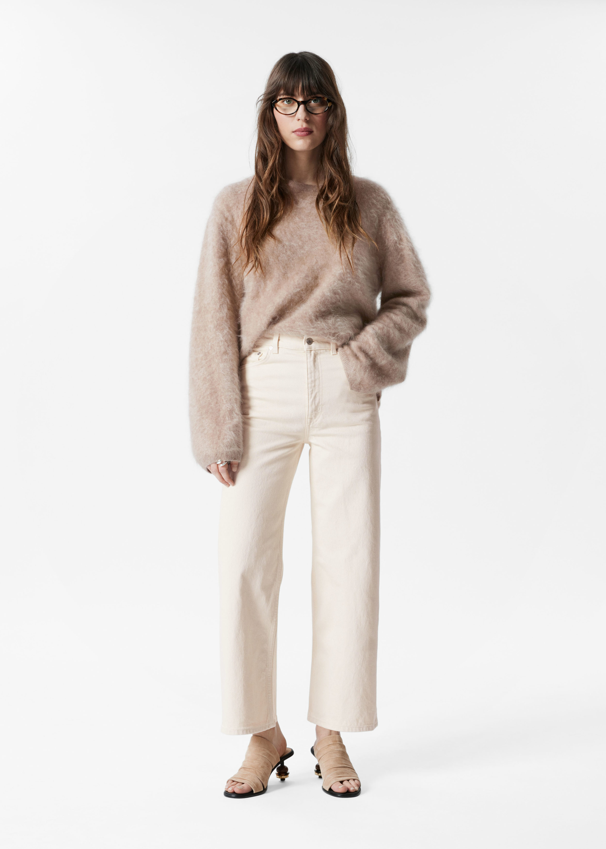 Cropped Wide-Leg Jeans