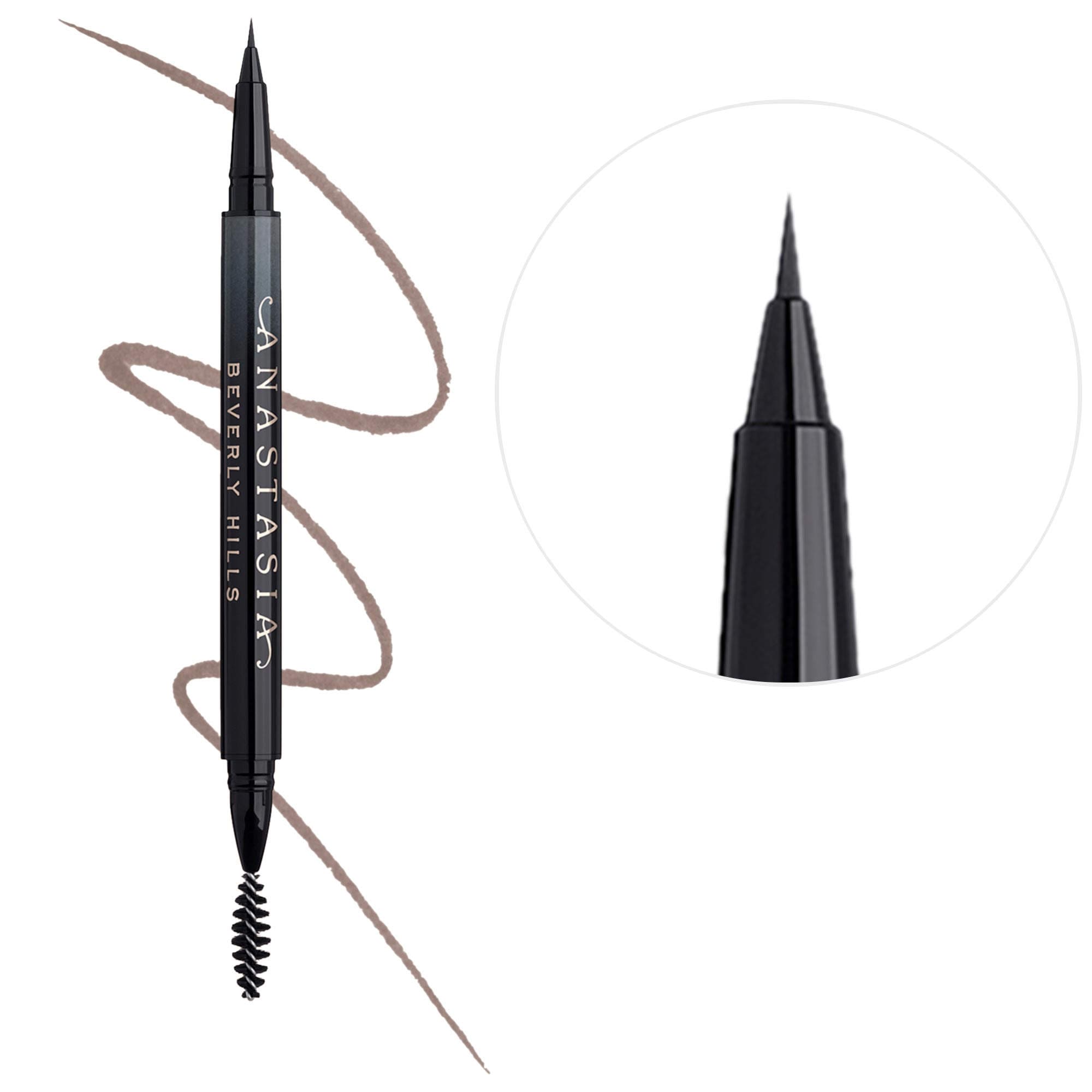Microstroke Detailing Brow Pen With 24-Hour Wear - Medium Brown