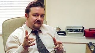 Rocky Gervais as David Brent in The Office