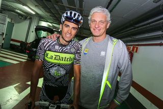Oleg Tinkov (right) with Alberto Contador