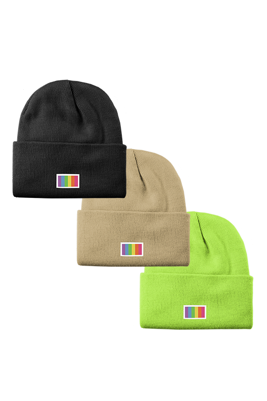 Kacey Musgraves Rainbow Beanie