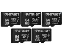 Patriot LX 64GB microSD (5-pack)