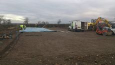Work on Lauren Shannon's new yard