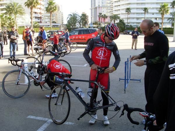There were plenty of last minute changes going on before the ride.