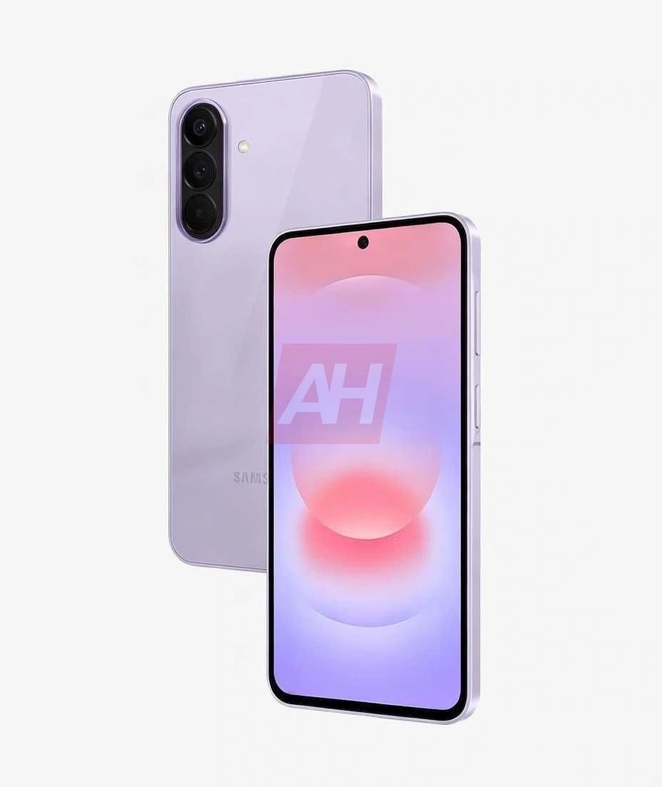 screen and back panel of the Galaxy A37 in pink