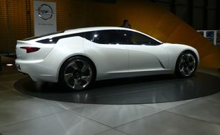 White Opel Vauxhall Flextreme