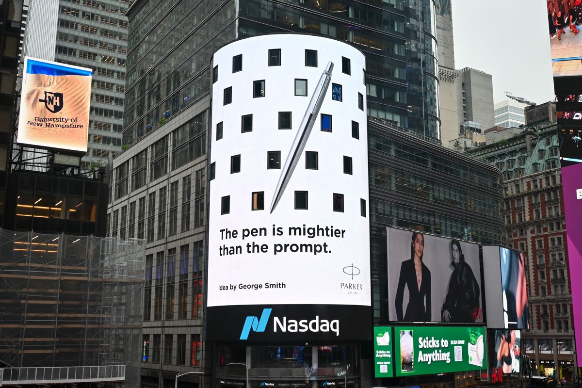 Parker Pen billboard