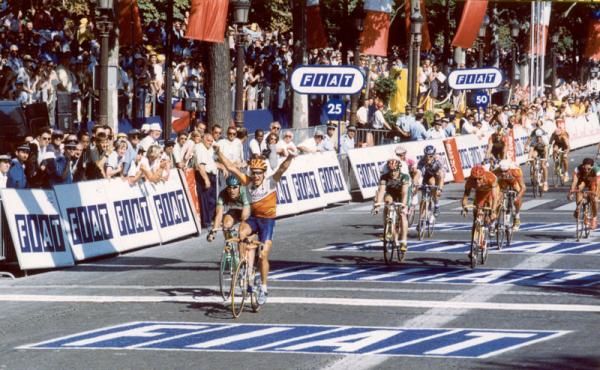 Winning his first Tour de France stage in 1999 when at Rabobank