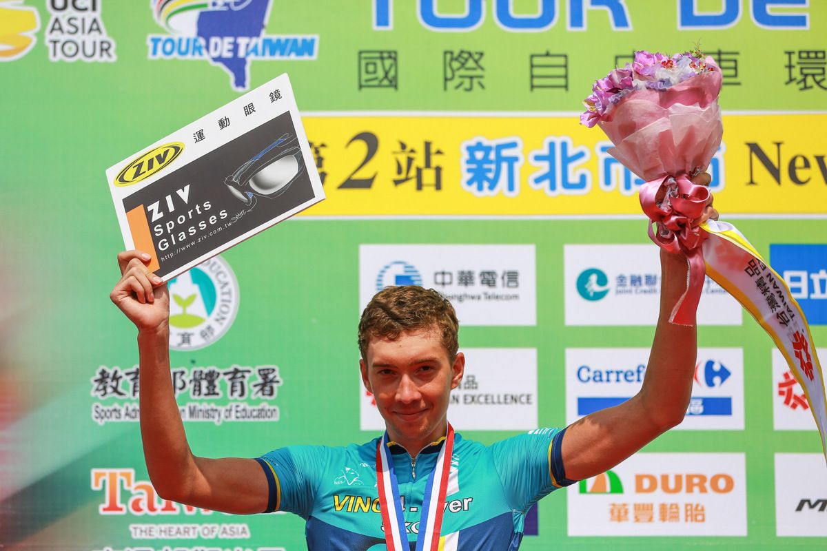 Stage winner Stefan Astafyev (Vino4Ever)