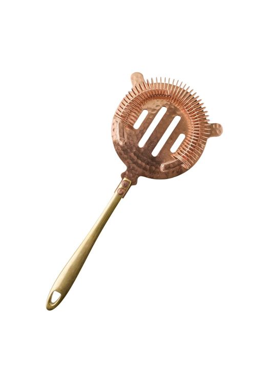 Copper and Gold Strainer
