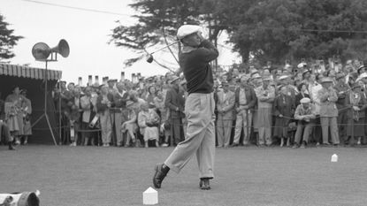 Ben Hogan swinging