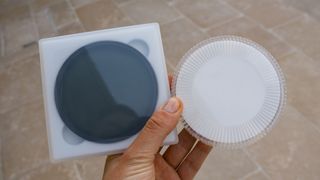 The Kenko Pro1D Variable ND filter next to the Pro1D+ CPL ND
