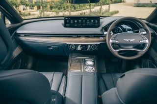 G80 car interior and dashboard