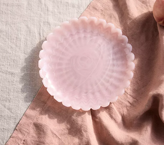 Anthropologie scalloped glass plate