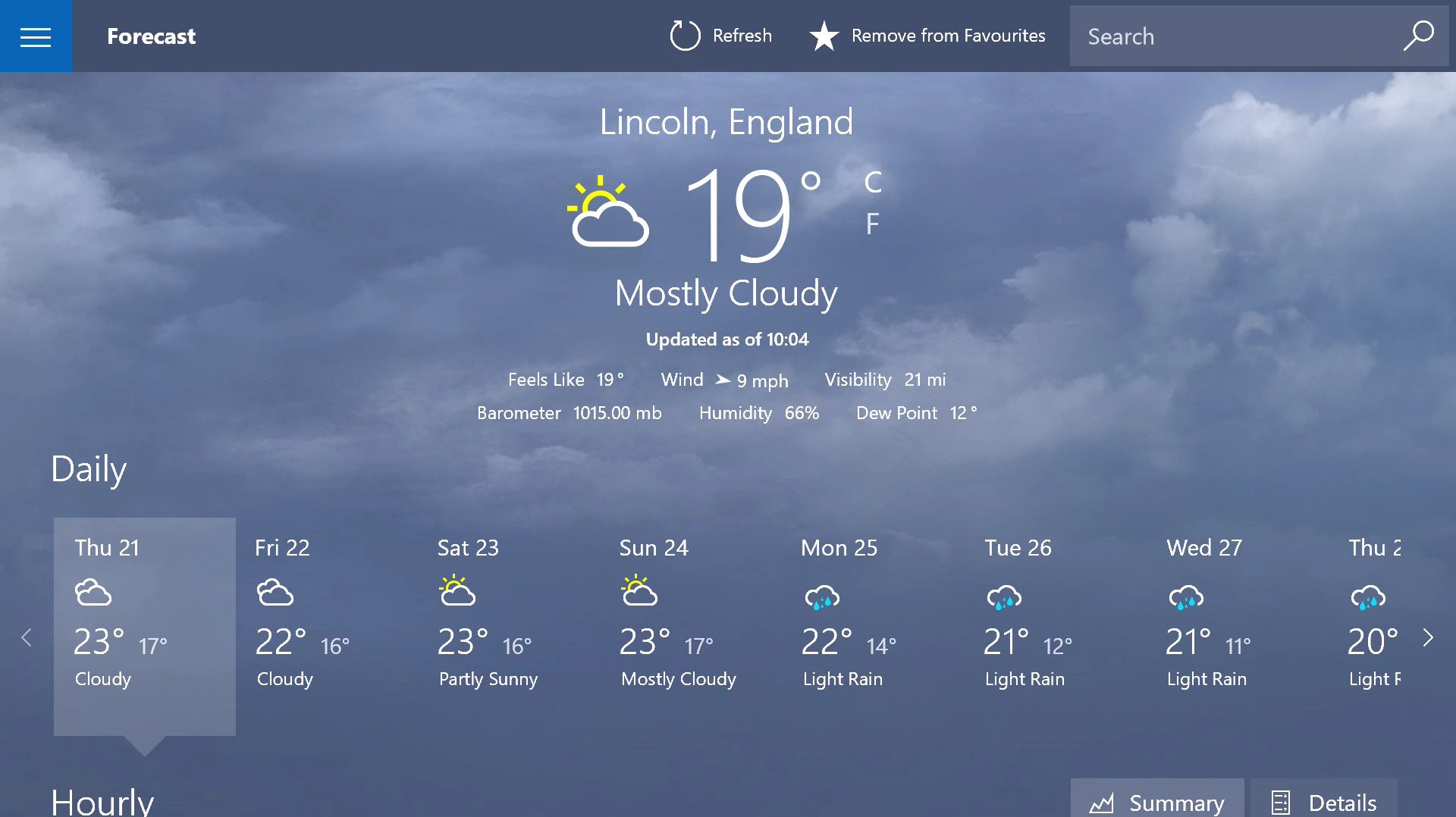 MSN Weather On Xbox One Gives Us An Early Look At Universal Apps On The 