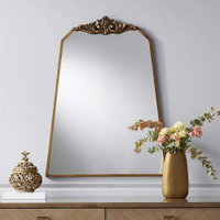 Noble Park Morrey 25 3/4" x 34 1/4" Crown Top Angled Wall Mirror