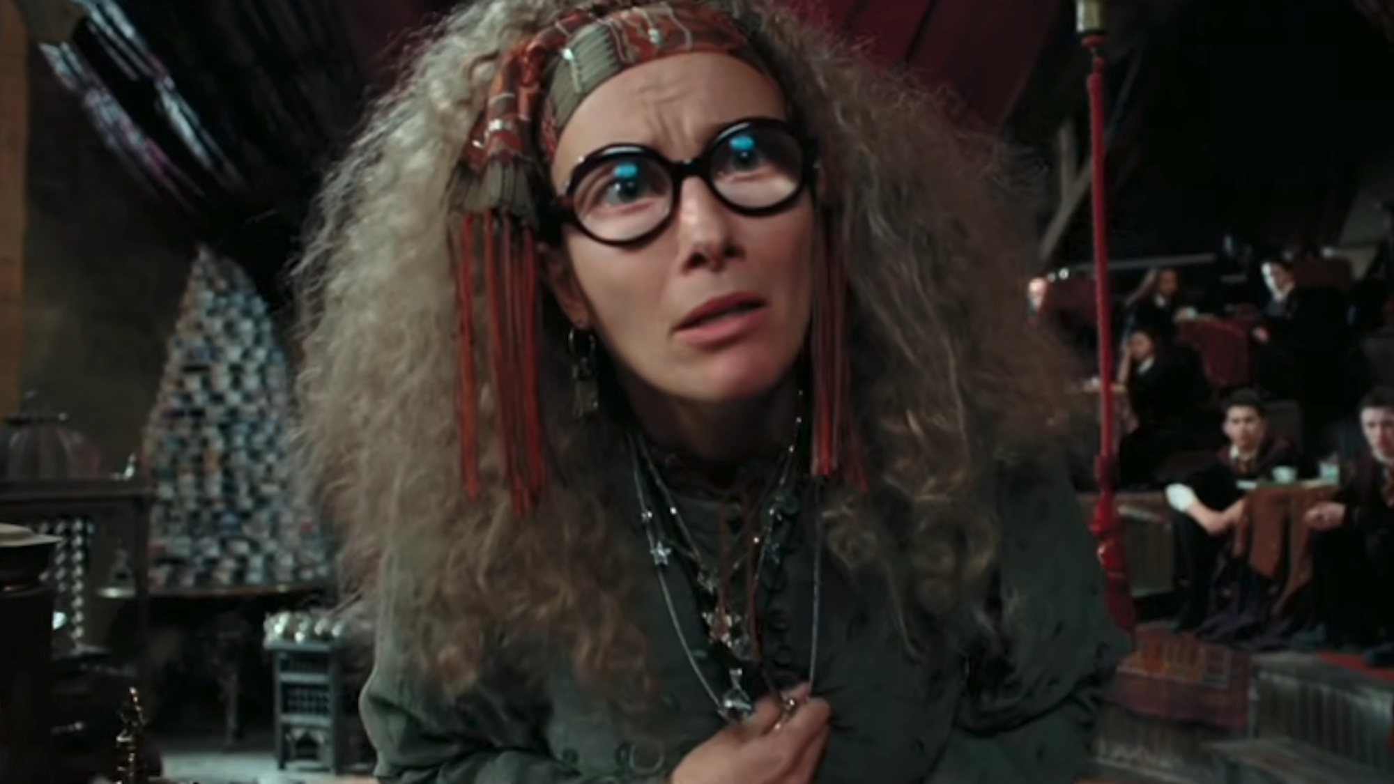 Emma Thompson as Professor Trelawney in Harry Potter and the Prisoner of Azkaban