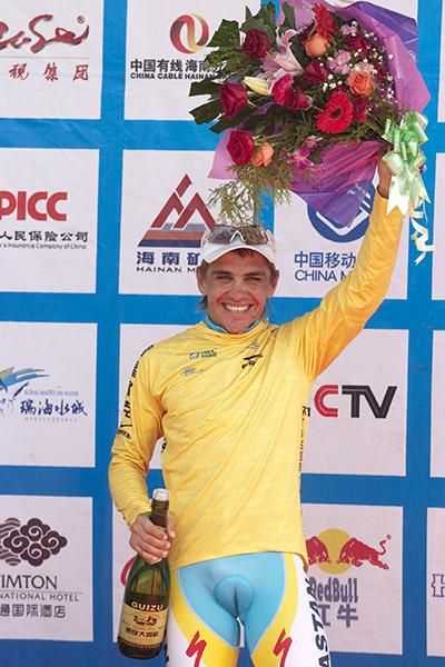 Valentin Iglinskiy (Astana) holds on to the tour lead after three stages. Iglinskiy recently competed for Kazahkstan at the World Road Championships held in Australia.