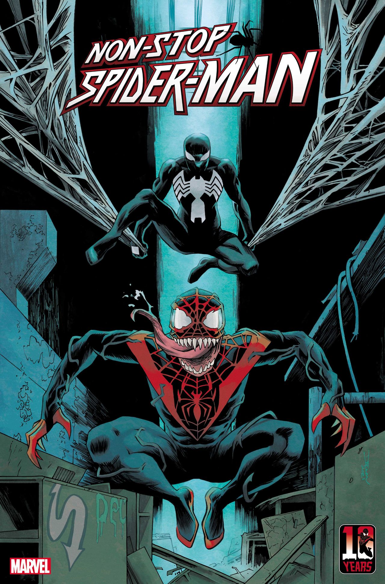 Miles Morales 10th Anniversary variant covers
