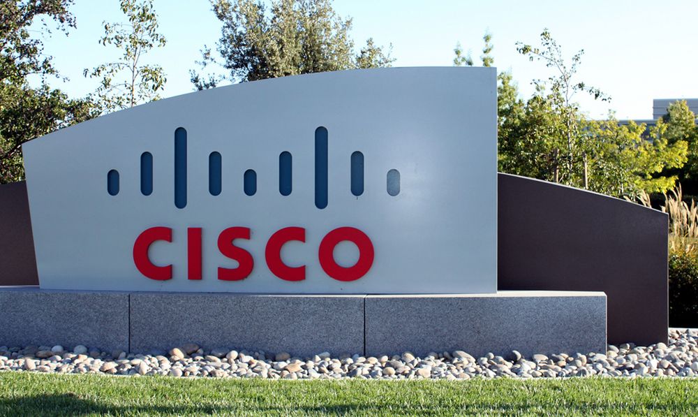 The Cisco company logo as seen when printed