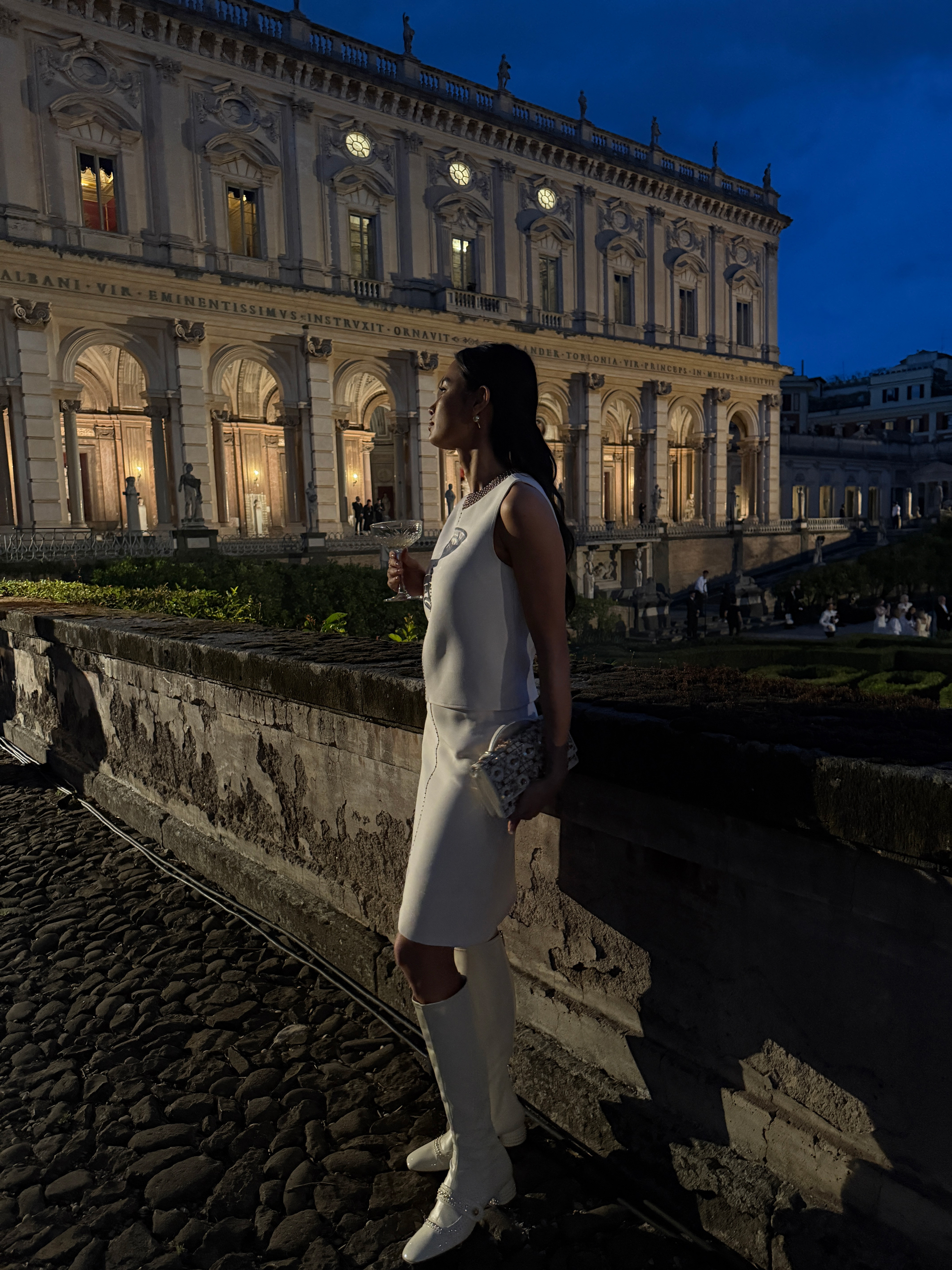 Kelsey Merritt at the Dior Cruise 2026 runway show.