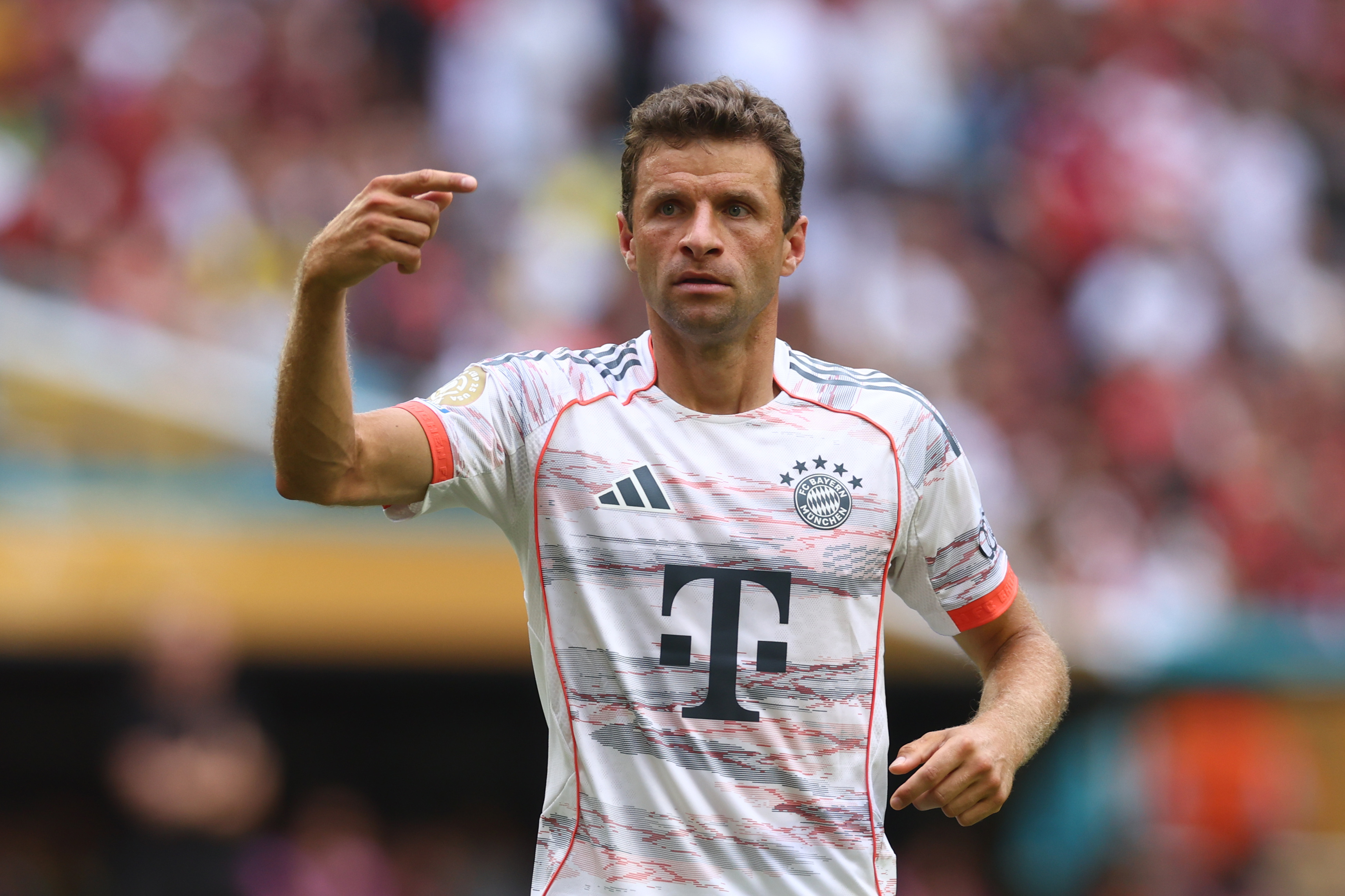 Thomas Muller has won 13 Bundesliga titles with Bayern Munich