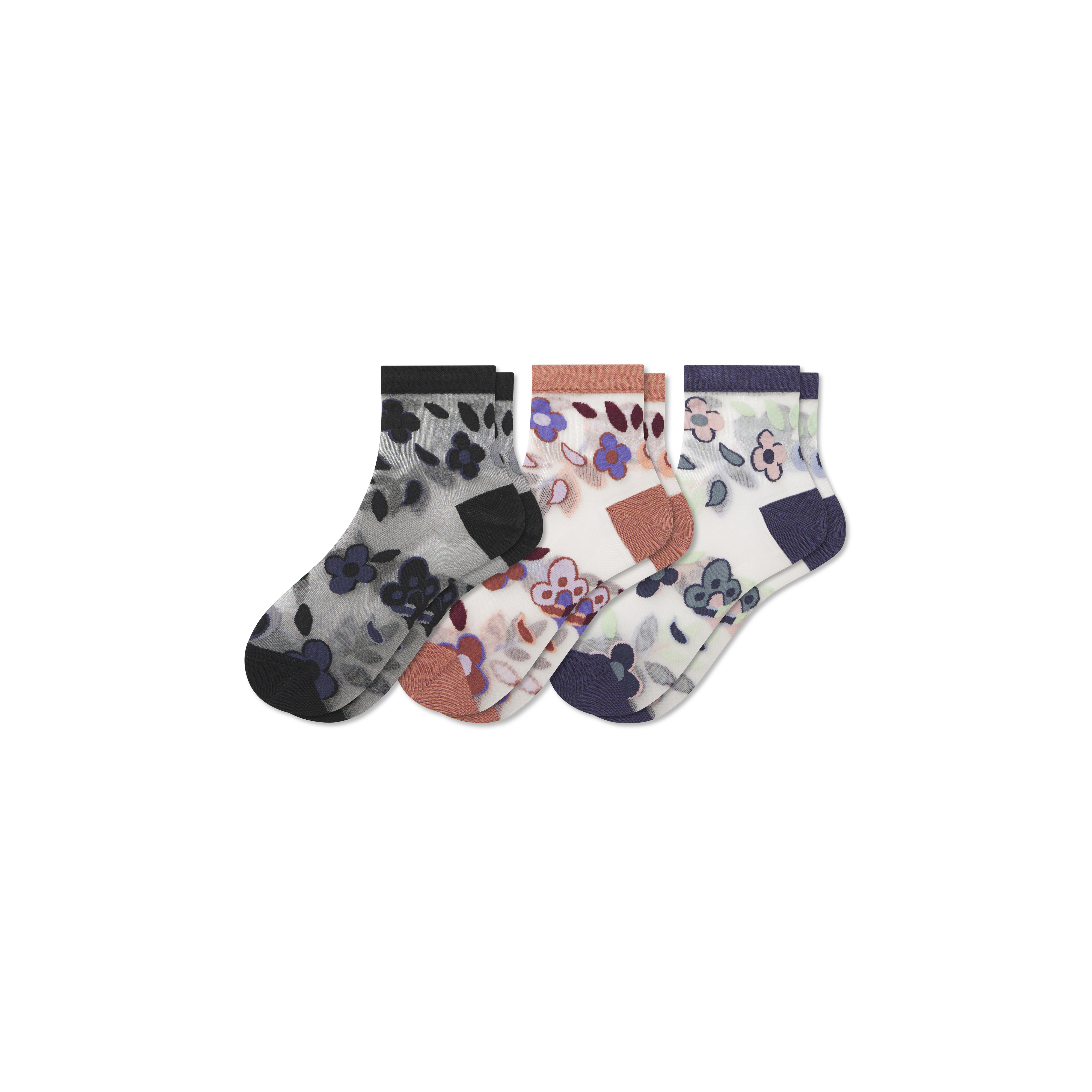 Women&amp;rsquo;s Sheer Quarter Sock 3-Pack