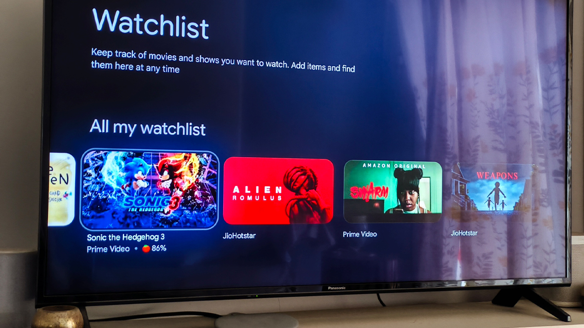 Google TV Streamer 4K Watchlist feature