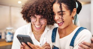 people laughing