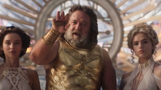 Russell Crowe as Zeus in Thor: Love and Thunder