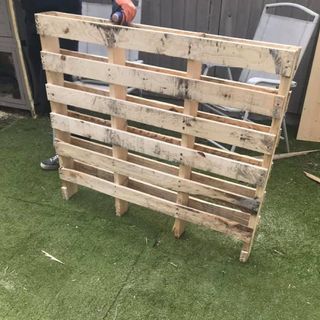 DIY wooden coat rack