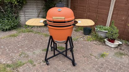 GoodHome Sagami Orange Charcoal Egg BBQ