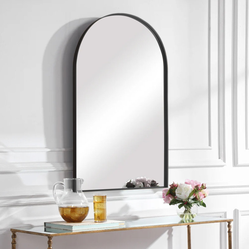 Latitude Run Daryll Arch-Shape Metal Framed Wall Mirror Decorative | Wayfair.co.uk