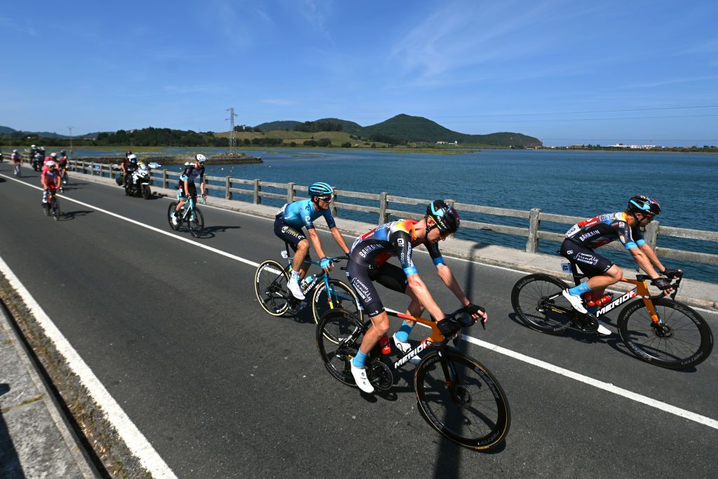 SANTA CRUZ DE BEZANA SPAIN AUGUST 31 Jack Haig of Australia and Team Bahrain Victorious competes during the 76th Tour of Spain 2021 Stage 16 a 180km stage from Laredo to Santa Cruz de Bezana lavuelta LaVuelta21 on August 31 2021 in Santa Cruz de Bezana Spain Photo by Stuart FranklinGetty Images