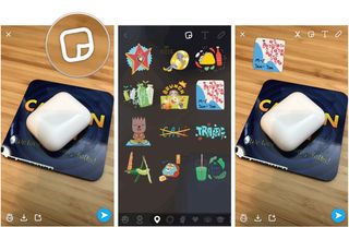 How to add geostickers in Snapchat