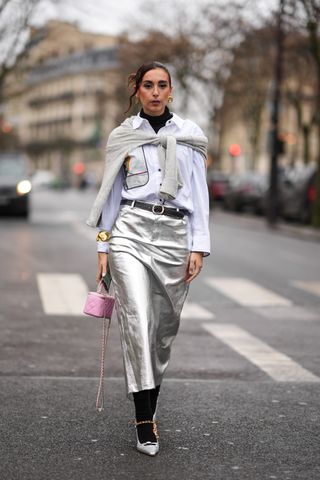 Silver Skirt Trend