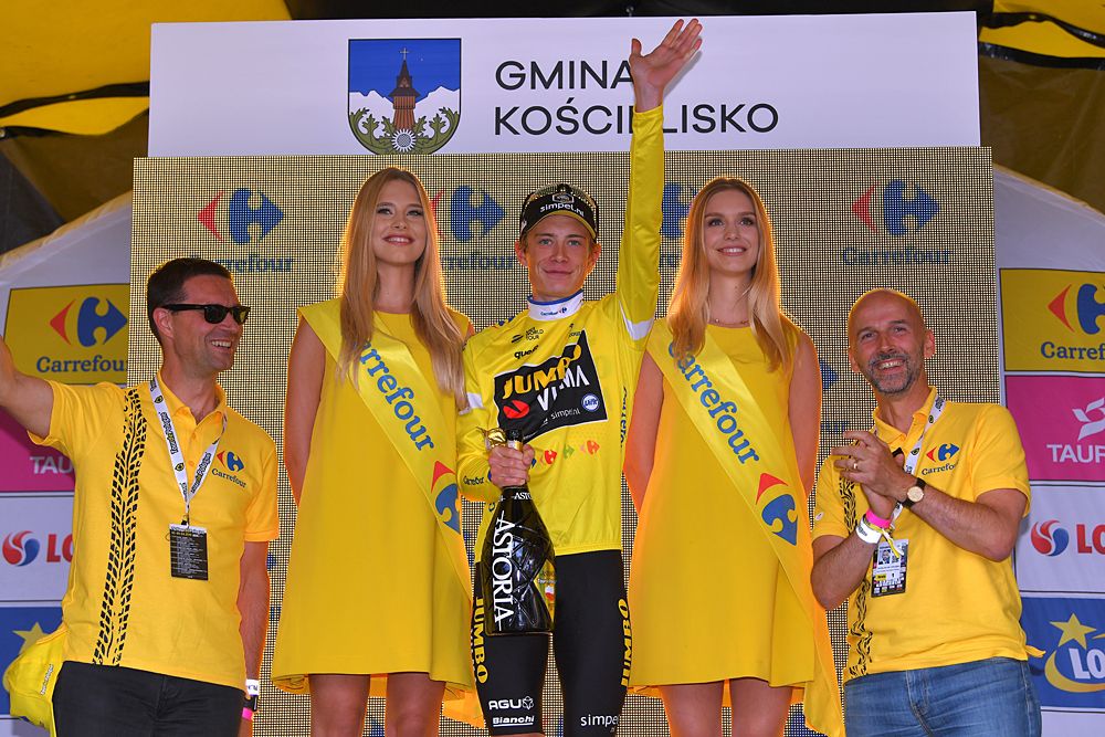 Jonas Vingegaard (Jumbo-Visma) wins stage 6 at Tour de Pologne and takes the overal lead