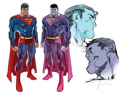 Art from Action Comics
