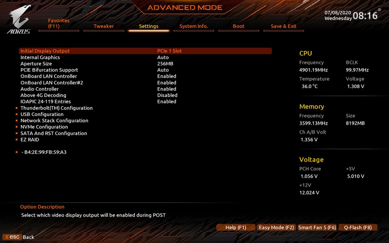 Gigabyte Z490 Aorus Extreme