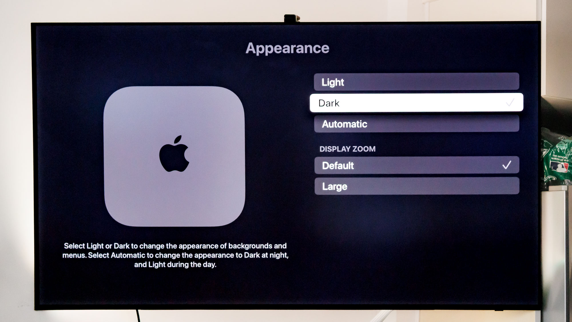 Apple TV 4K settings