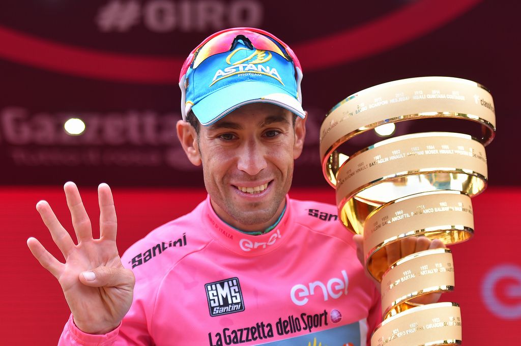 Two of Nibali's four wins have come at the Giro
