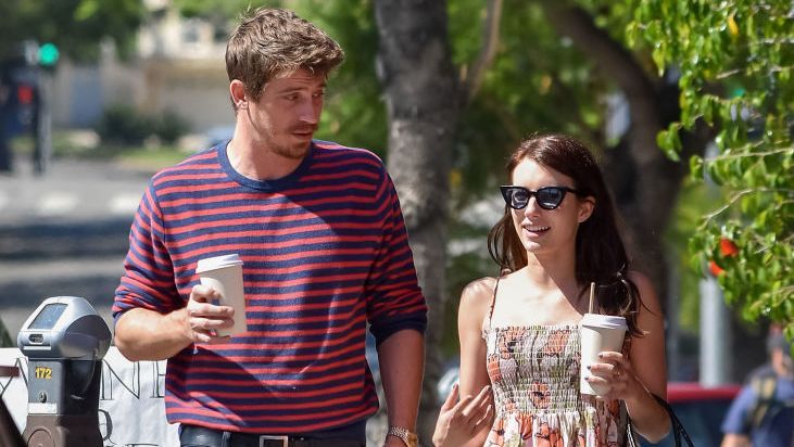 los angeles, ca july 31 emma roberts and garrett hedlund are seen on july 31, 2019 in los angeles, california photo by bg015bauer griffingc images