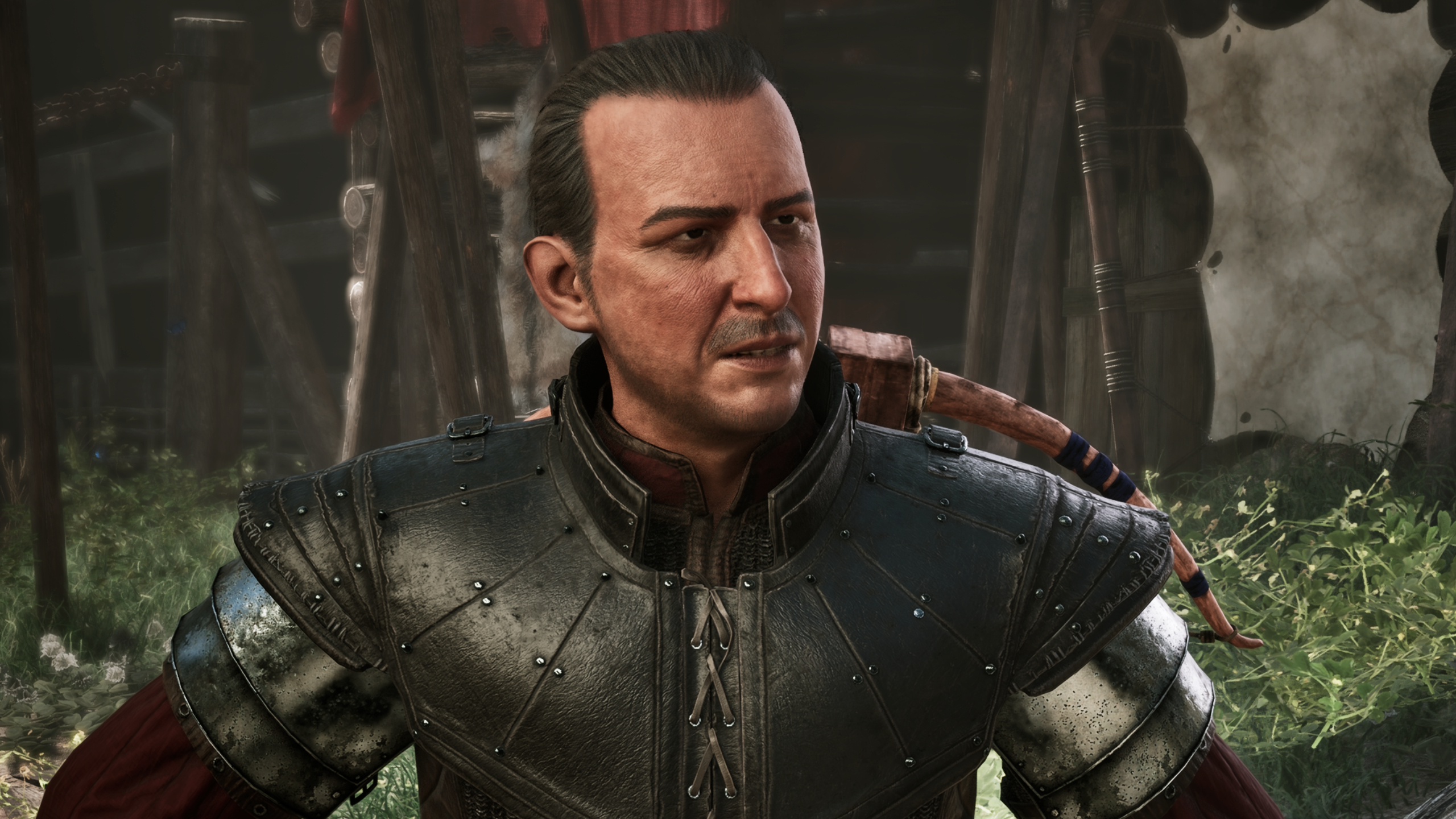 Gothic Remake The Vanished Warder: A close-up of Fletcher in the Old Camp.