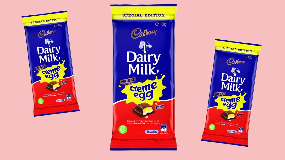 Les barres de lait Creme Egg Dairy Milk existent et ce n'est pas un exercice