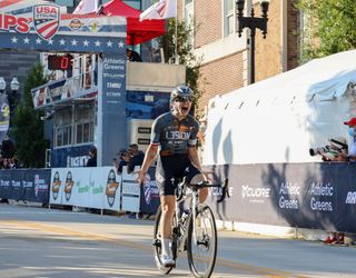 Kendall Ryan (L39ION of Los Angeles) wins criterium title at USA Pro Road Championships